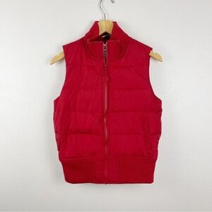 Vintage Y2K‎ Red Puffer Vest